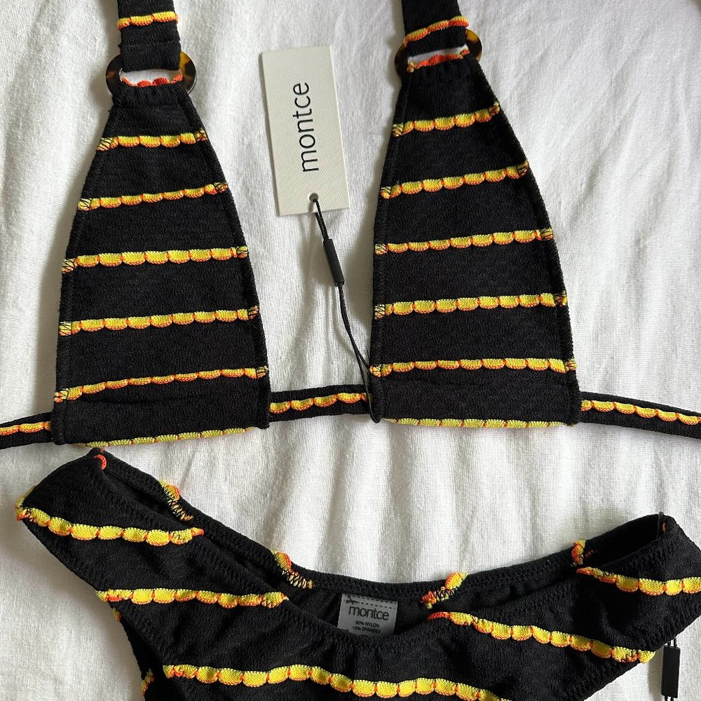 Montce Swim Bikini - XS Rasta scallop